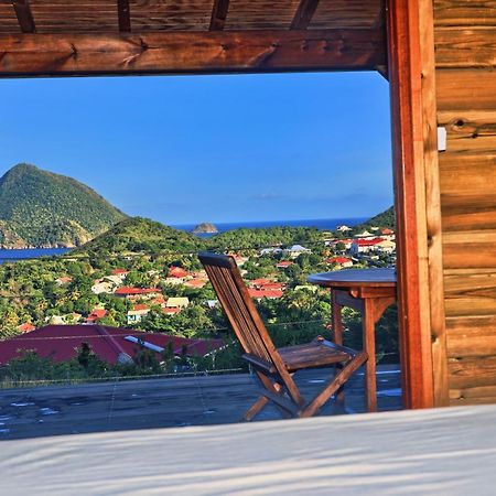 Ti Kaz Anoli Cottage En Bois Avec Vue Sur La Baie Terre-de-Bas المظهر الخارجي الصورة