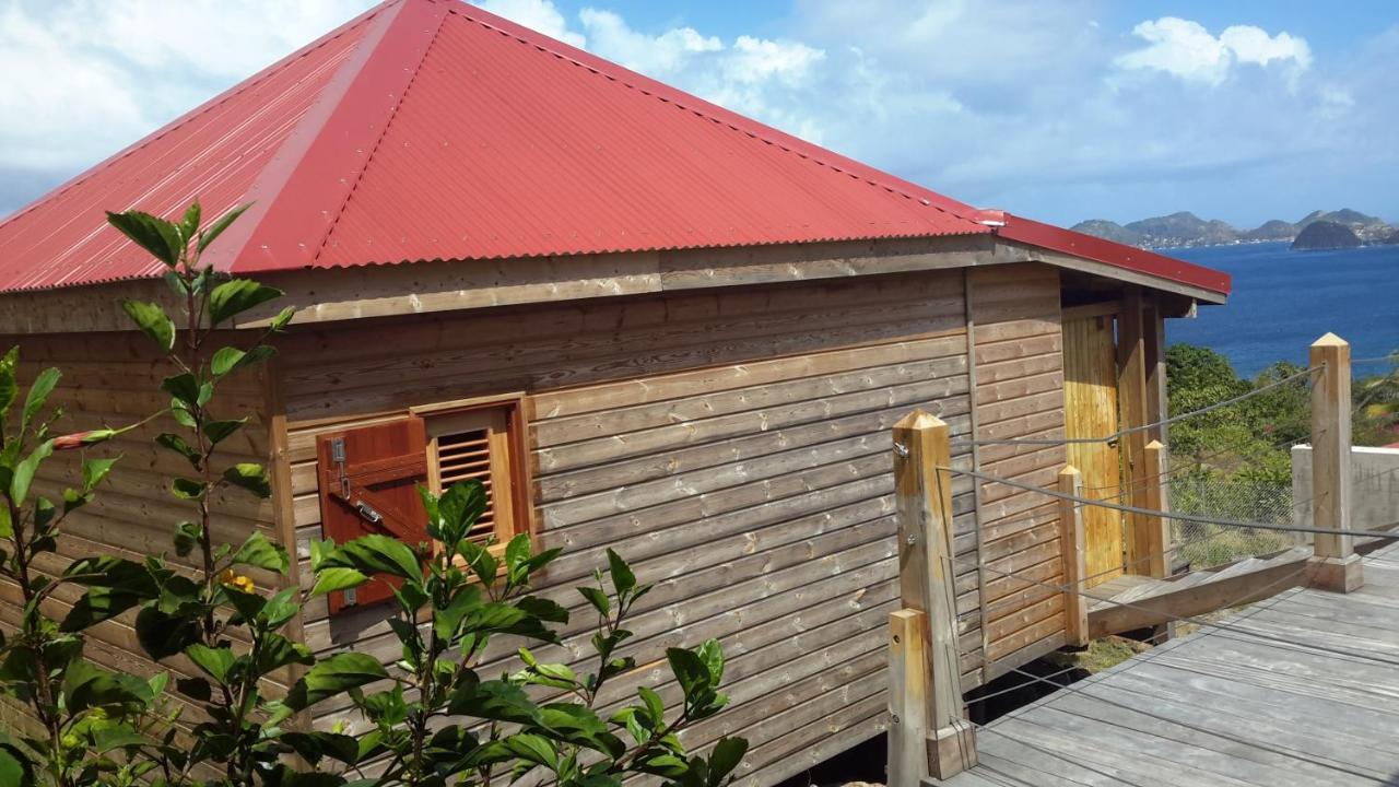 Ti Kaz Anoli Cottage En Bois Avec Vue Sur La Baie Terre-de-Bas المظهر الخارجي الصورة