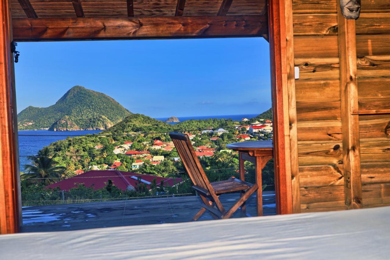 Ti Kaz Anoli Cottage En Bois Avec Vue Sur La Baie Terre-de-Bas المظهر الخارجي الصورة