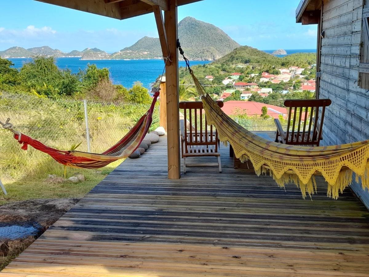 Ti Kaz Anoli Cottage En Bois Avec Vue Sur La Baie Terre-de-Bas المظهر الخارجي الصورة