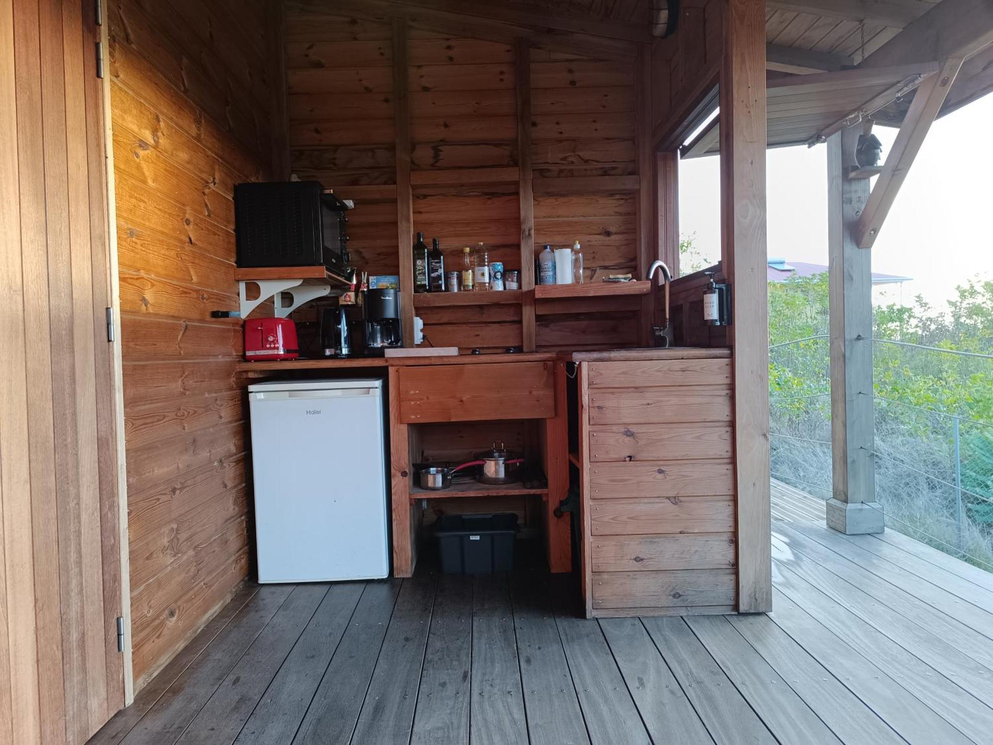 Ti Kaz Anoli Cottage En Bois Avec Vue Sur La Baie Terre-de-Bas المظهر الخارجي الصورة